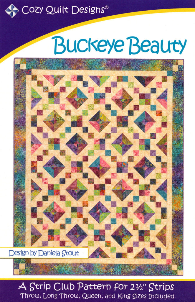 BUCKEYE BEAUTY Cozy Quilt Designs Pattern Jordan Fabrics