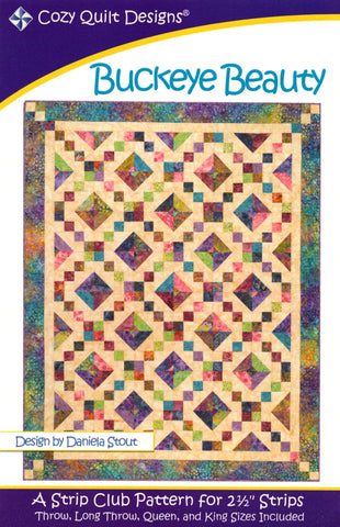 Buckeye Beauty – gemütliches Quilt-Design-Muster, digitaler Download