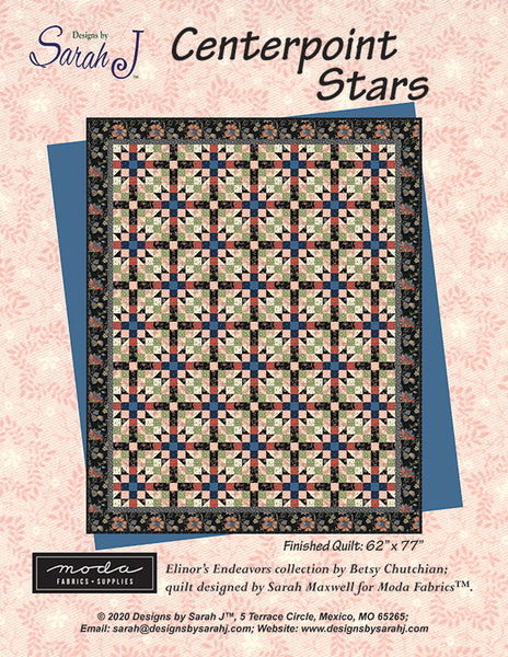 CENTERPOINT STARS - Sarah J. Pattern