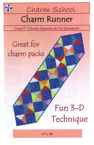 CHARM RUNNER - Cozy Quilt Designs Pattern DIGITAL DOWNLOAD