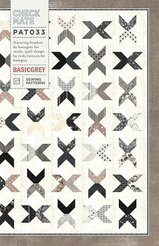 CHECK MATE - BASICGREY Quilt Pattern 033