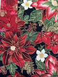 Holiday Flourish Christmas Color Crystals 74 x 92" Fully Finished Sample Quilt