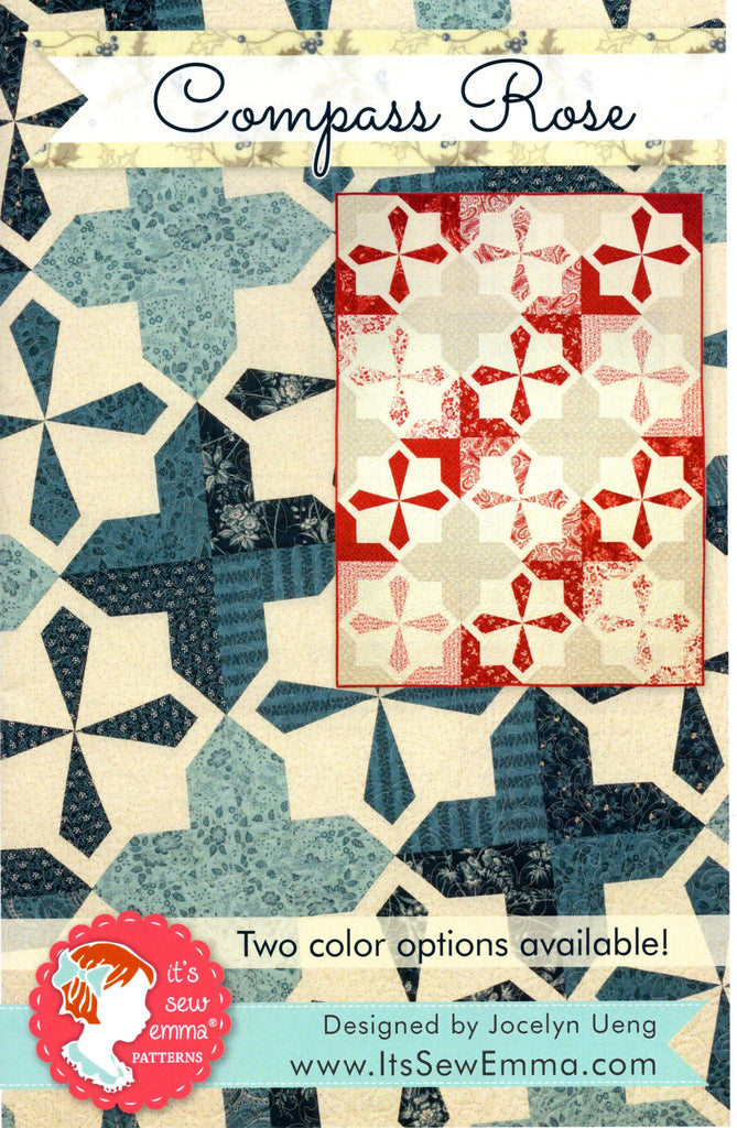 COMPASS ROSE - It's Sew Emma Quilt Pattern – Jordan Fabrics