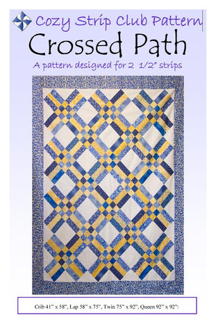 CROSSED PATH - Cozy Quilt Designs Pattern DIGITAL DOWNLOAD