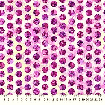 Northcott moderno amor dp24443 82 bolinhas roxas claras no quintal