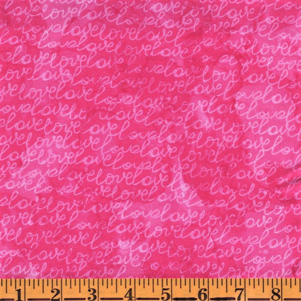 Northcott Modern Love DP24447 21 Pink Love Directional By The Yard