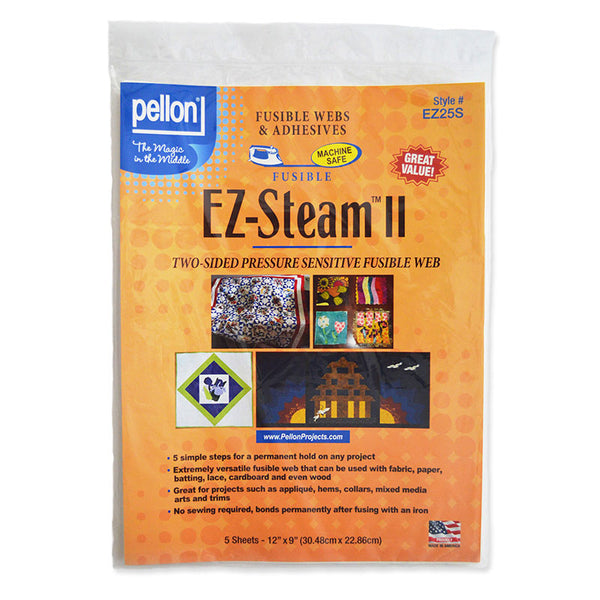 EZ Steam II 12 x 9" Pellon 5 Fusible Sheets