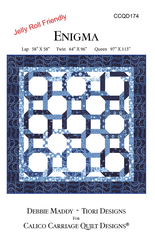 ENIGMA - Calico Carriage Quilt Designs Pattern CCQD174 DIGITAL.