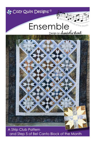 Ensemble – gemütliches Quilt-Design-Muster, digitaler Download