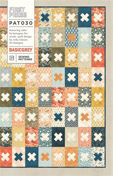 FIRST PRESS - BASICGREY Quilt Pattern 030