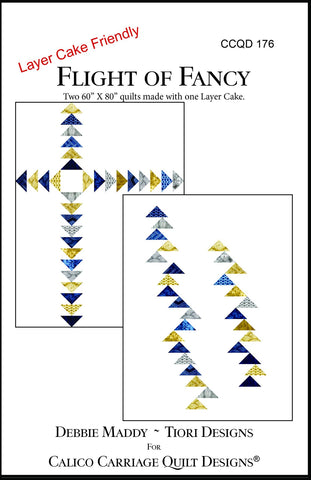 FLIGHT OF FANCY - Calico Carriage Quilt Designs Pattern CCQD176 DIGITAL DOWNLOAD