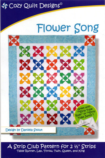 FLOWER SONG - Cozy Quilt Designs Pattern DIGITAL DOWNLOAD