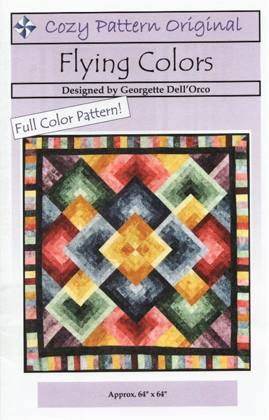 FLYING COLORS - Cozy Quilt Designs Pattern DIGITAL DOWNLOAD