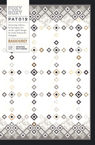 FOXY ROXY - BASICGREY Quilt Pattern 019
