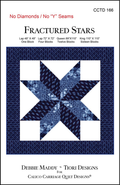 FRACTURED STARS - Calico Carriage Quilt Designs Pattern CCQD166 DIGITAL DOWNLOAD