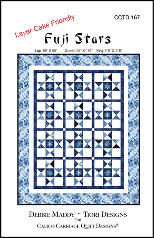 Fuji-Sterne – Calico Carriage Quilt Designs Muster ccqd167 digitaler Download