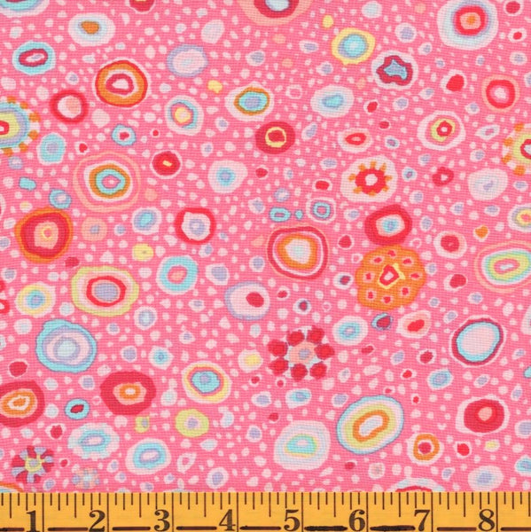 Free Spirit Kaffe Fassett GP01 Roman Glass Pink by the yard
