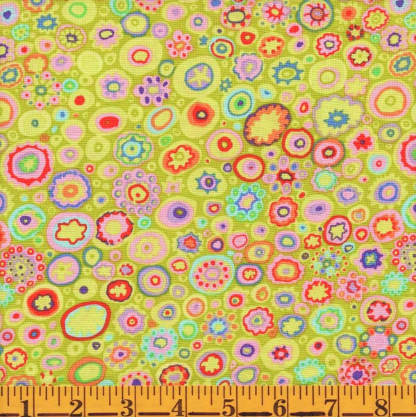 Free Spirit Kaffe Fassett GP20 Lime Paperweight By The Yard