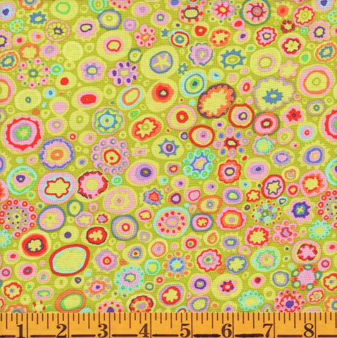 Free Spirit Kaffe Fassett GP20 Lime Paperweight By The Yard