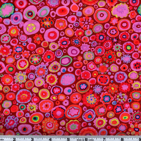 Rowan Kaffe Fassett GP20 Paprika Roman Glass Multi-Color Circles By The Yard