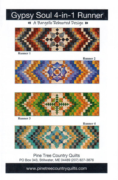 GYPSY SOUL 4-IN-1 RUNNER - Pine Tree Country Quilts Pattern