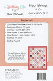 HEARTSTRINGS - A Quilting Life Designs Pattern #204