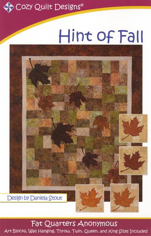 HINT OF FALL - Cozy Quilt Designs Pattern DIGITAL DOWNLOAD