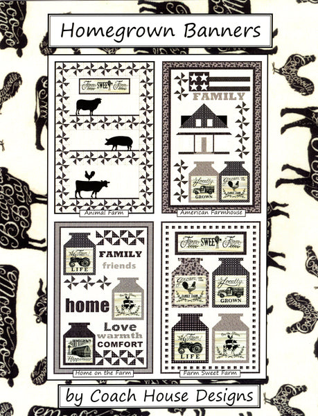 HOMEGROWN BANNERS - Coach House Designs Pattern Book
