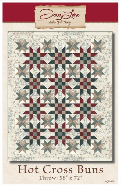 HOT CROSS BUNS - Antler Quilt Design's Quilt Pattern 0281 DIGITAL DOWNLOAD