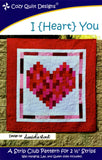 I {HEART} YOU - Cozy Quilt Designs Pattern