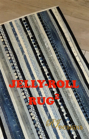 JELLY-ROLL RUG 2 - RJ Designs Pattern