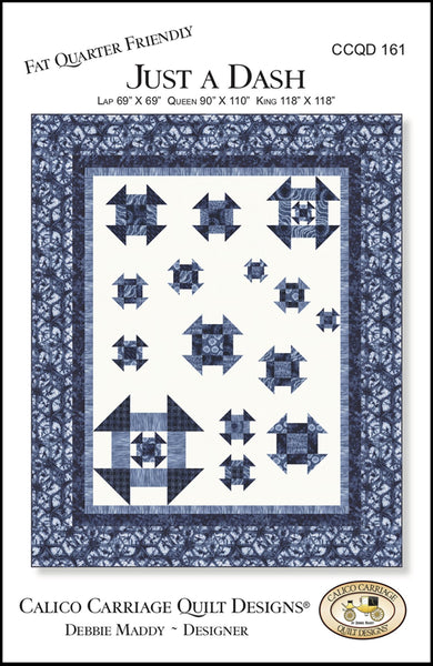 JUST A DASH - Calico Carriage Quilt Designs Pattern CCQD161 DIGITAL DOWNLOAD