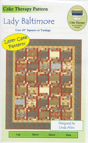 LADY BALTIMORE - Cozy Quilt Designs Pattern