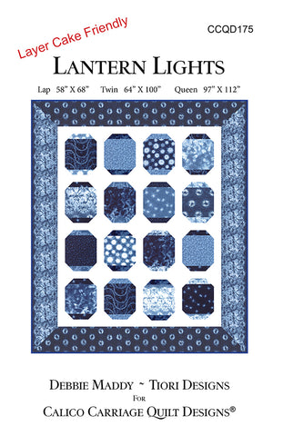 Laternenlichter – Kattunkutschen-Quilt-Designs-Muster ccqd175 digitaler Download