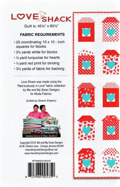 LOVE SHACK - Me & My Sister Designs Pattern – Jordan Fabrics