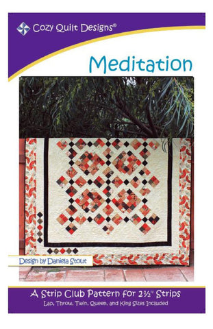 MEDITATION - Cozy Quilt Designs Pattern DIGITAL DOWNLOAD