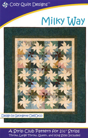 Milchstraße – gemütliches Quilt-Design-Muster, digitaler Download
