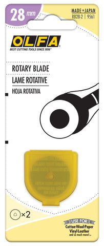 OLFA 28mm Rotary Blade Model RB28-2 9561 - 2-Pack