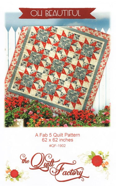 OH BEAUTIFUL - The Quilt Factory Pattern QF-1902 DIGITAL DOWNLOAD