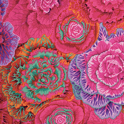 Free Spirit Kaffe Fassett PWPJ051 Red Brassica By The Yard