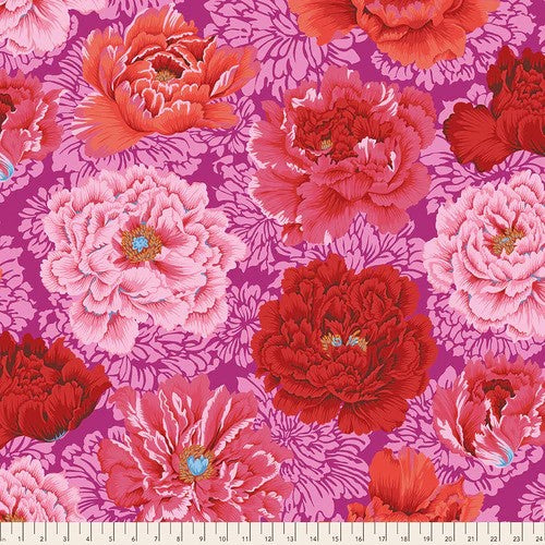 Free Spirit Kaffe Fassett Collective PWPJ062 Hot Brocade Peony By The Yard