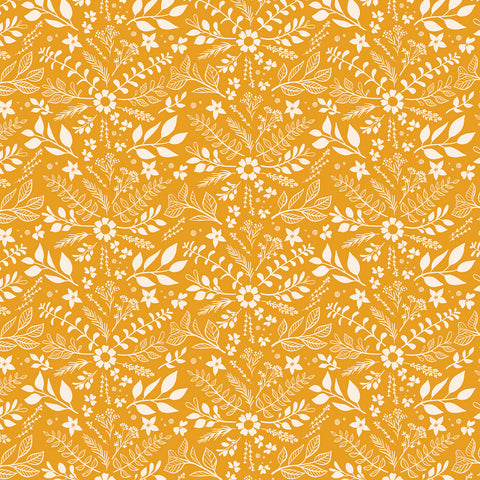 Moda Ruby Star Society Curio RS0062 12 Goldenrod Floral Herb Damask By The Yard