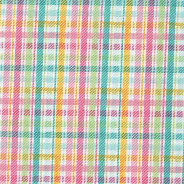 Blank Quilting I'm All Ears 2459 01 White Plaid By The Yard