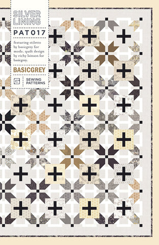 SILVER LINING - BASICGREY Quilt Pattern 017