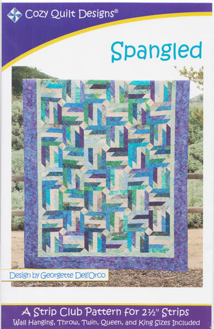 Spangled – gemütliches Quilt-Design-Muster, digitaler Download