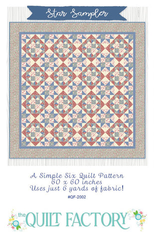 Star Sampler – das Quilt Factory Muster qf-2002 digitaler Download