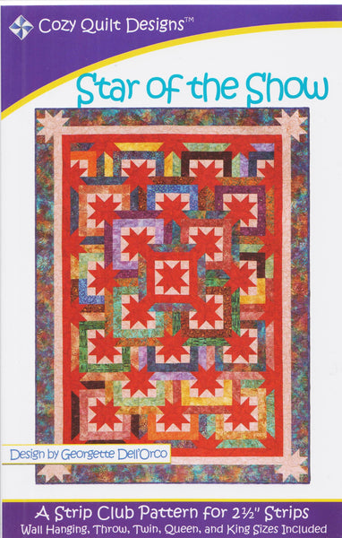 STAR OF THE SHOW - Cozy Quilt Designs Pattern DIGITAL DOWNLOAD