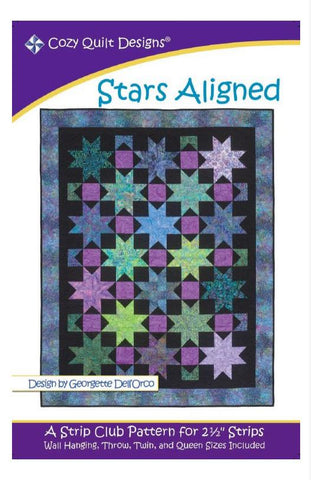 STARS ALIGNED - Cozy Quilt Designs Pattern