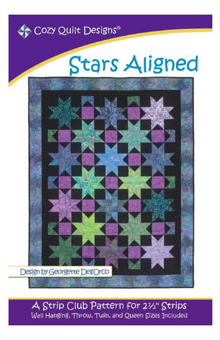 STARS ALIGNED - Cozy Quilt Designs Pattern DIGITAL DOWNLOAD