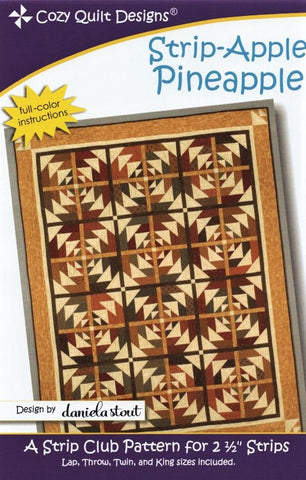 STRIP APPLE PINEAPPLE - Cozy Quilt Designs Pattern